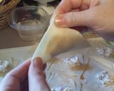 A picture of step 6 of Fried Chicken Wontons.