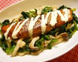A picture of step 9 of Salmon Lemon Teriyaki.