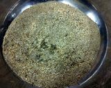 A picture of step 1 of Ground Roasted Rice.