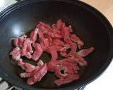 A picture of step 2 of Vickys Quick & Sticky Stir-Fried Lamb, GF DF EF SF NF.
