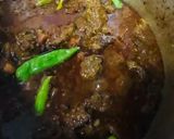 A picture of step 3 of Karachi special beef biryani.