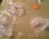 A picture of step 3 of Chicken and rice stoup.