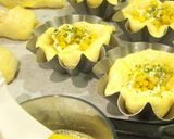 A picture of step 7 of Freshly Baked Savory Stuffed Rolls in the Morning.