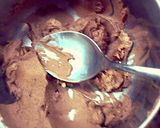 A picture of step 5 of Minion choco-orange birthday cake!.