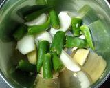 A picture of step 1 of Lauki Thepla.