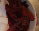 A picture of step 1 of Beetroot and Cream Cheese Anti-Aging Soup.