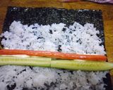A picture of step 2 of Lazy "Sushi" Rolls for Lunchboxes.
