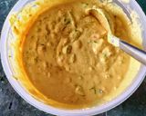 A picture of step 3 of Veggies Sattu Chilla.