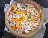 Hình bước làm 9 của món Pizza homemade siêu dễ