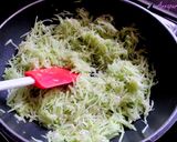 A picture of step 3 of Rose Petal jam (Gulkand) flavored Bottle Gourd Fudge / Lauki Ki Barfi.