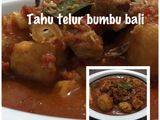 Tahu telur bumbu bali