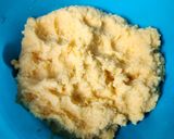 A picture of step 1 of Moong Dal Pakora.