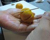 A picture of step 5 of Cute Kabocha Jack-O'-Lanterns.