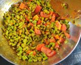 चोलाई की फली की सब्जी (cholai ki phali ki sabzi recipe in Hindi) रेसिपी चरण 2 फोटो