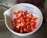 A picture of step 3 of Strawberry Tiramisu Mousse Cake.