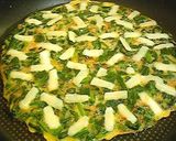 A picture of step 4 of Crispy Crunchy Cheese and Spinach Chijimi.