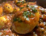 A picture of step 8 of Homestyle Egg Masala Curry.