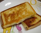 A picture of step 10 of Ham & Cheese Sandwich Made in a Frying Pan - Easy for Breakfast or Lunch.