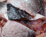 A picture of step 1 of Green masala fish marination.