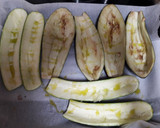 Foto del paso 1 de la receta: Berenjenas y calabacines rellenos de carne picada