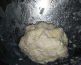 A picture of step 2 of Homemade shawarma bread.