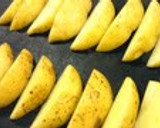 A picture of step 1 of New Potatoes, Bacon, and Corn Sautéed with Butter & Soy Sauce.