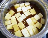 A picture of step 2 of Silken Tofu Mizore Stew.