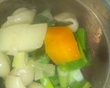 Foto del paso 3 de la receta: Sopa de pollo con queso 🍗🧀