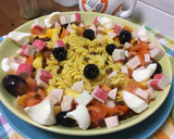 Foto del paso 1 de la receta: Ensalada de pasta con mango, tomate y pavo