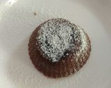 A picture of step 3 of Oats chocolate lava cup cake.