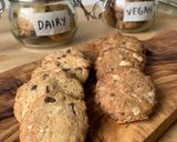 Foto langkah ke 7 dari resep Kue Kering Okara (ampas kedelai) versi Vegan dan non-vegan.
