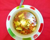 Foto langkah ke 5 dari resep Sup tomat telur.