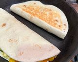 墨西哥卡薩迪亞（Quesadilla) 蛋素起司無油烘餅的食譜步驟6照片