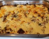 A picture of step 7 of Moussaka Yasas.