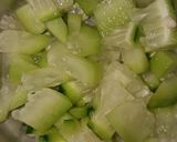 A picture of step 1 of Tricolour salad.