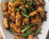 Foto langkah ke 4 dari resep Tumis Tempe Kacang Panjang.