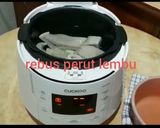 Gambar langkah 1 resipi Kerabu Perut Lembu.