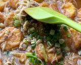 Foto langkah ke 5 dari resep Jamur Enoki Tofu Ayam Giling.