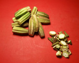 Foto del paso 2 de la receta: Espinazo de cordero, en salsa de okra y trigueros