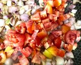 A picture of step 2 of Shahi paneer Masala.