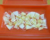 A picture of step 2 of Steamed Apple Cake Made in a Lekue Silicone Steamer.
