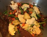 A picture of step 5 of Winter Vegetable Pulao.