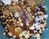 A picture of step 4 of Black and white chickpeas salad 🥗.
