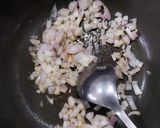 A picture of step 1 of Baby Corn curry.