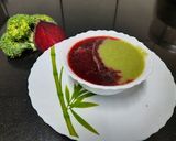 A picture of step 6 of Broccoli and beetroot soup.