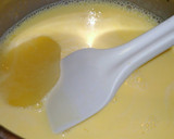 A picture of step 5 of Raspberry Bavarian Cream.