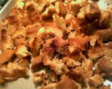 A picture of step 3 of sunshines bread pudding.