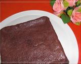 A picture of step 8 of Baked Chocolate Cake for Valentine's Day.