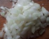 A picture of step 15 of Ravioli Bolognese with beef or quorn.