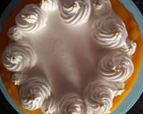 A picture of step 3 of Mango glaze cake.